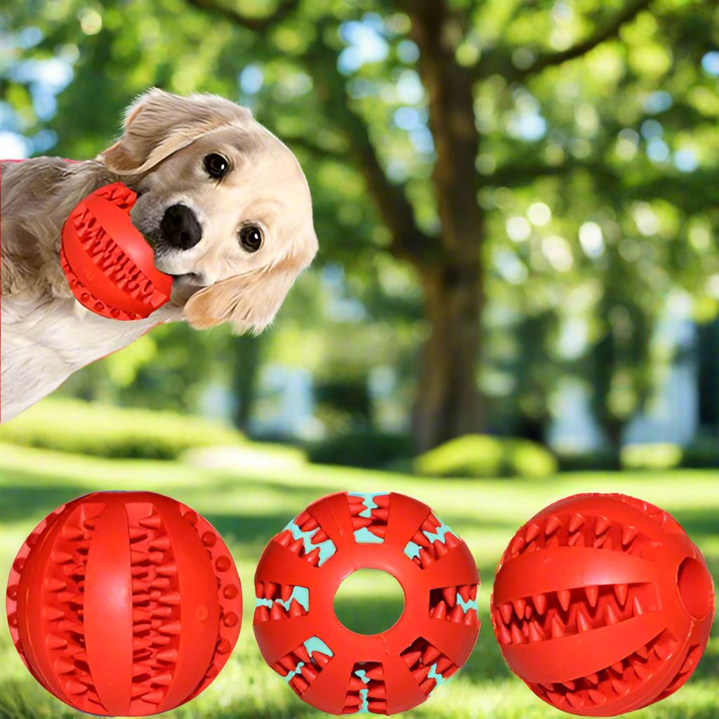 Ballon pour Chien - DogToyBall™ - Rouge