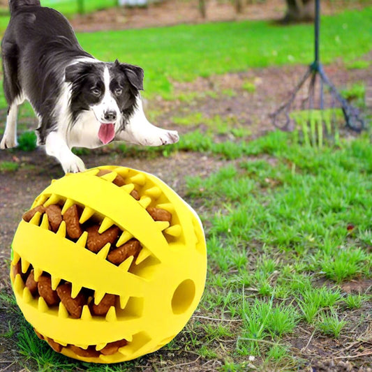 Ballon pour Chien - DogToyBall™ - Jaune