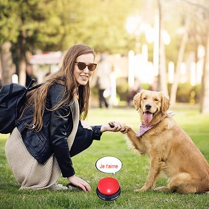 Jouet Interactif pour Chien - ChienParlant™ - Rouge