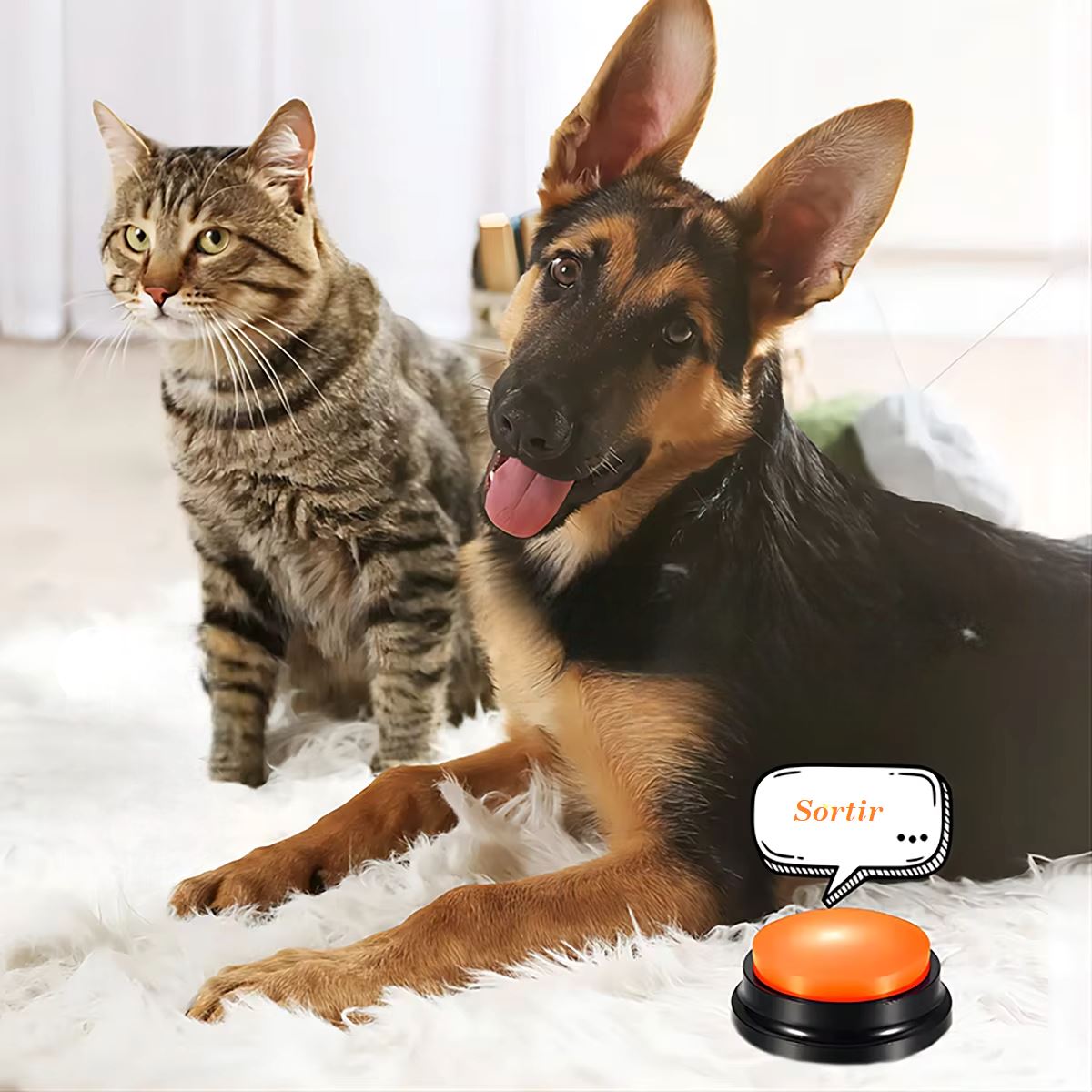 Jouet Interactif pour Chien - ChienParlant™ - Orange